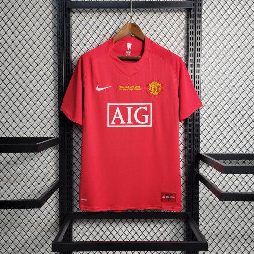 Maillot Rétro Manchester United Domicile 2007-08